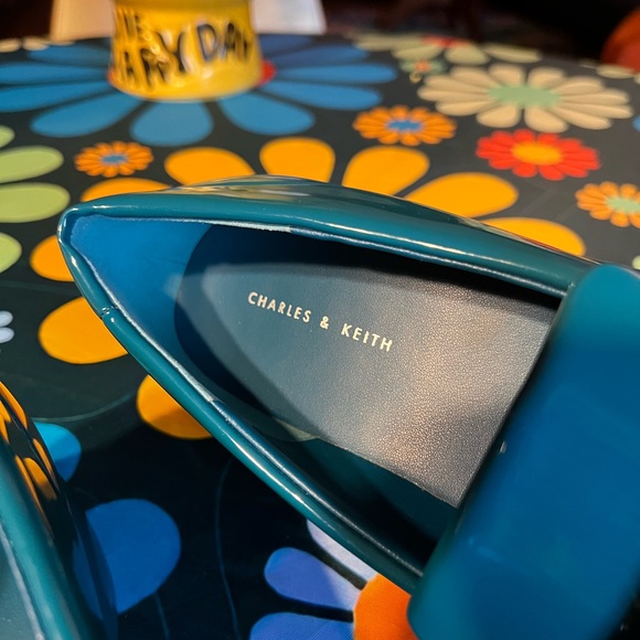 Charles & Keith Blue Loafer Dress Shoes - Picture 6 of 8